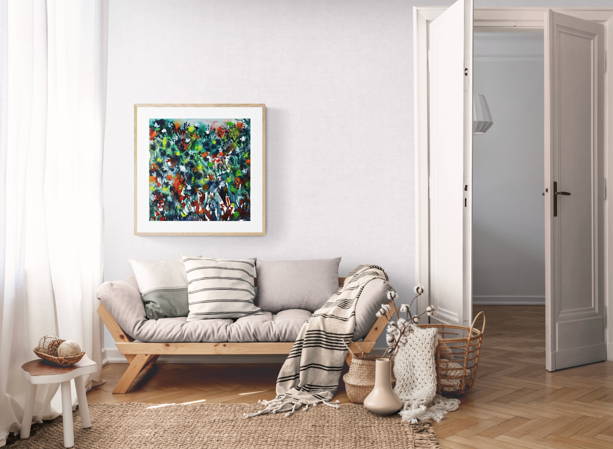 Messy Mind Blues Watercolour - Limited Edition Print