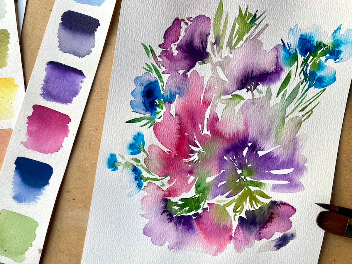 Floral Watercolour Workshop Summer - 4th July