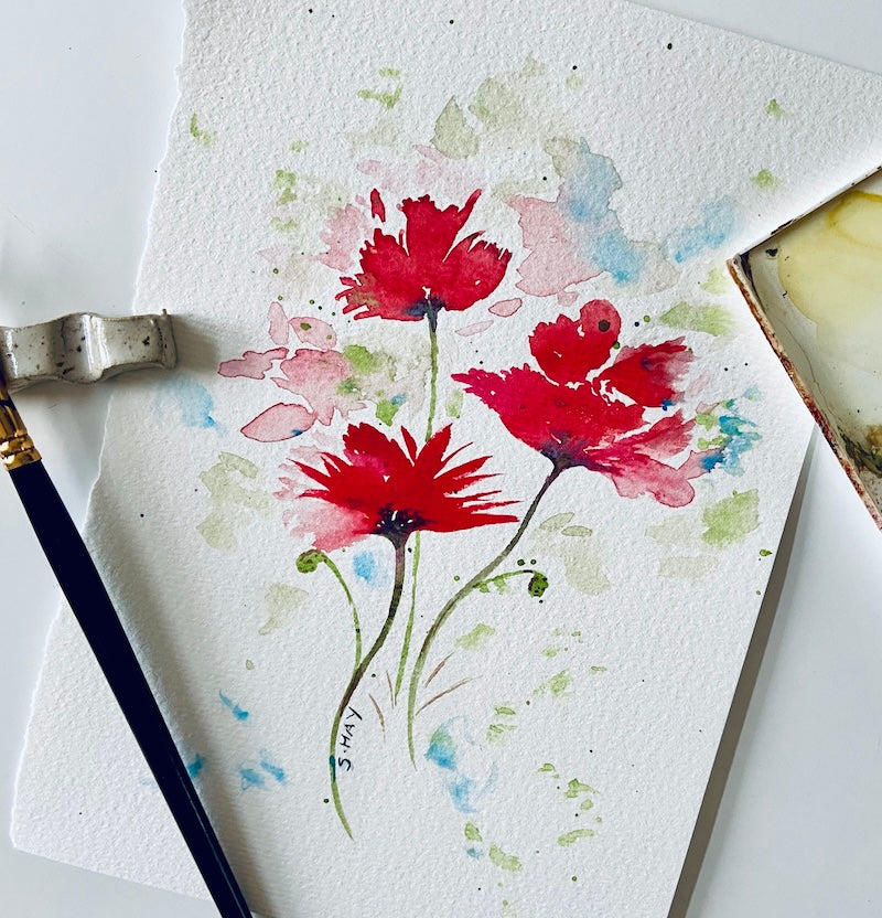 Floral Watercolour Workshop Summer - 4th July