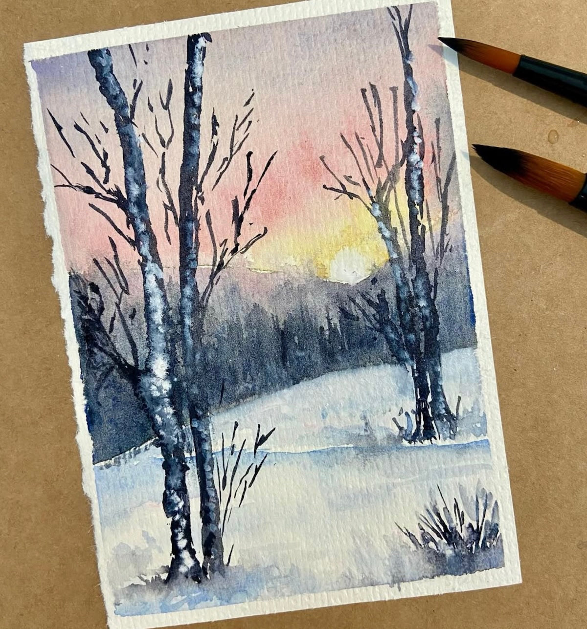 Christmas Watercolour Workshop - Dec 5th