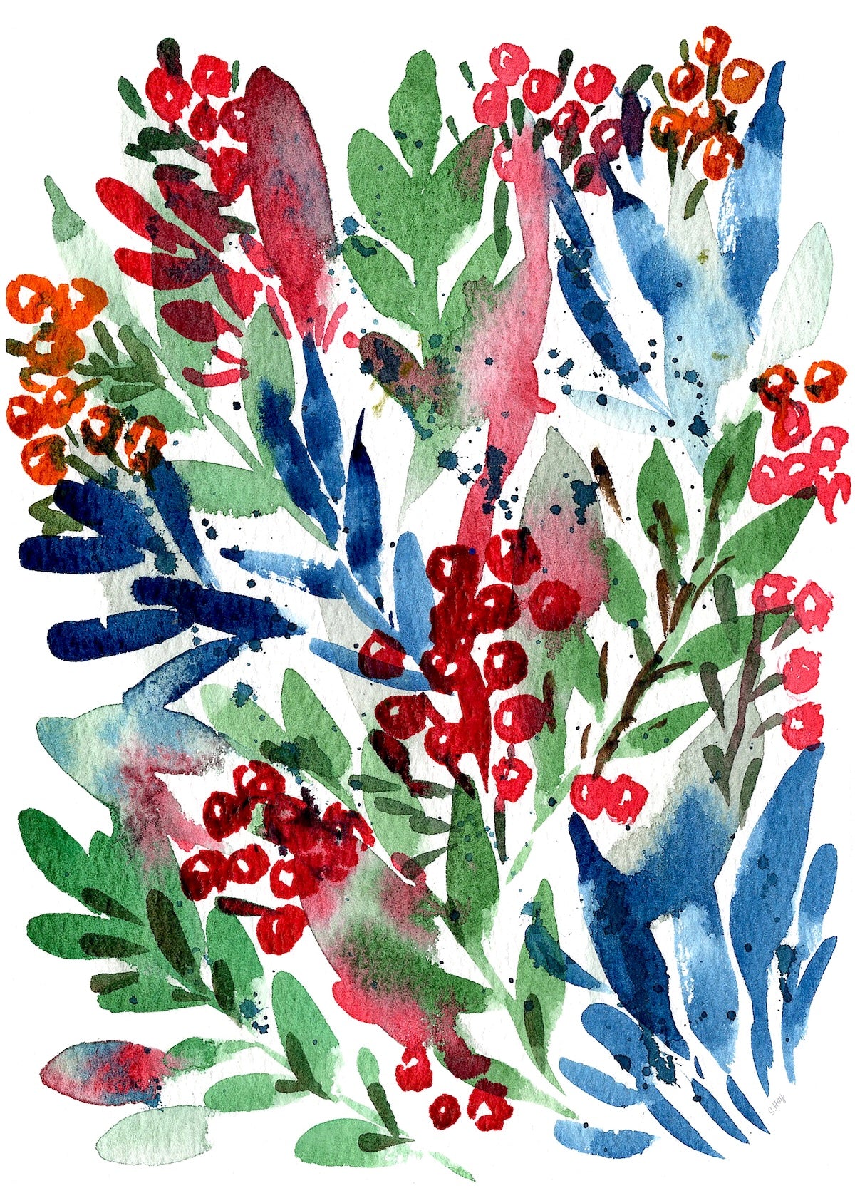 Christmas Watercolour Workshop - Dec 5th