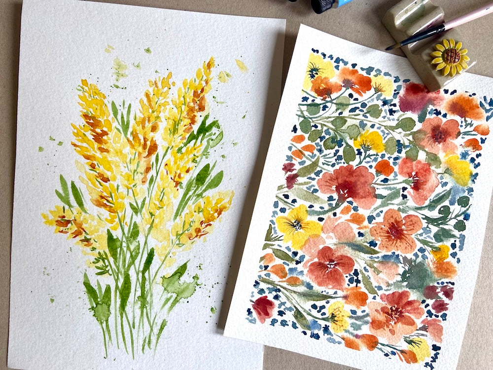 Floral Watercolour Workshop Autumn - Date TBC