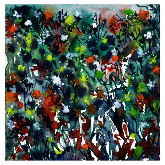 Messy Mind Blues Watercolour - Limited Edition Print