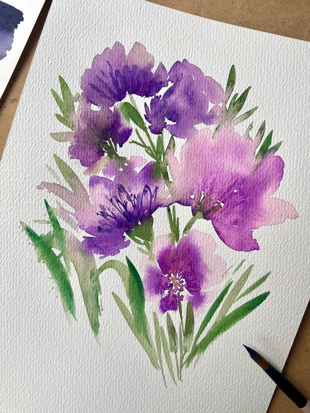 Floral Watercolour Workshop Summer - 4th July