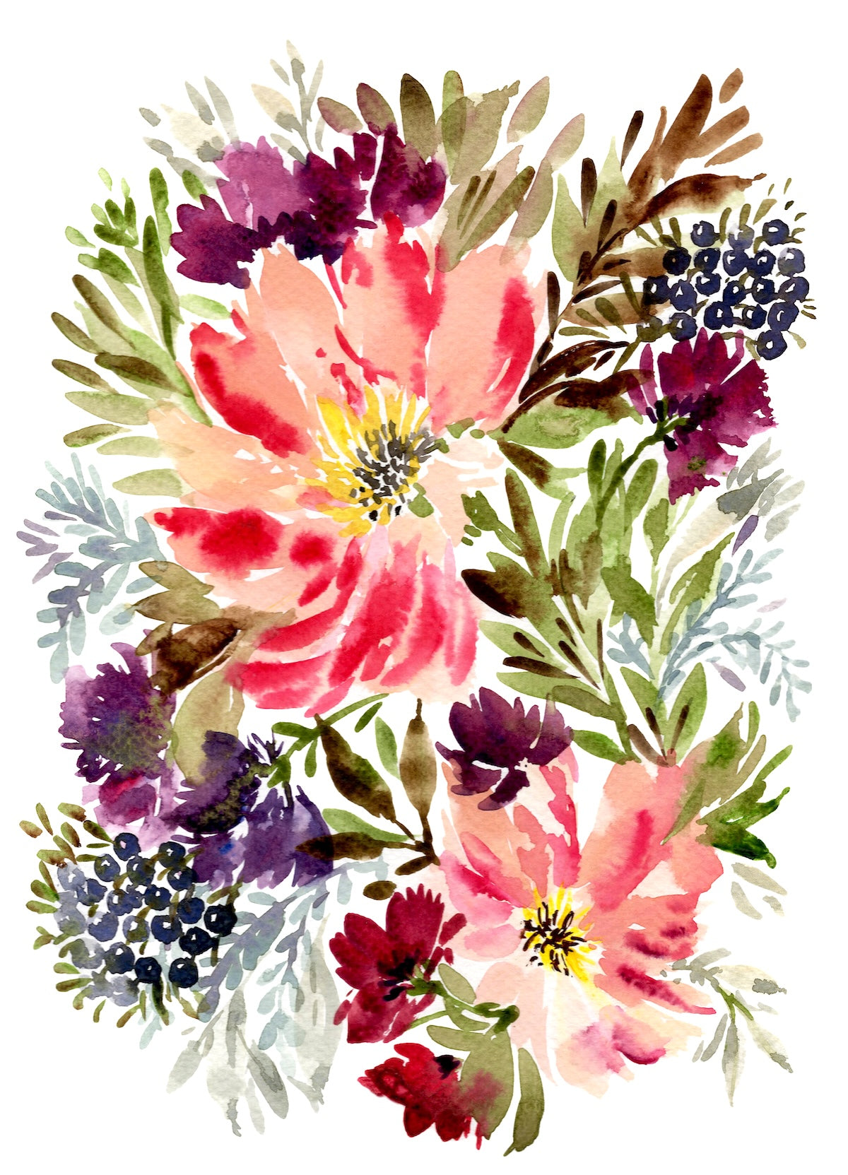 Floral Joy - Giclee Art Print - Limited Edition