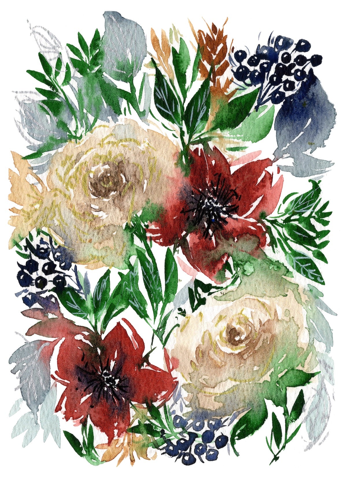 Christmas Watercolour Workshop - Dec 5th